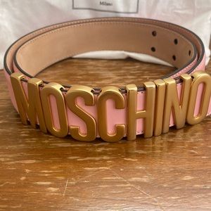 Pink Moschino Belt